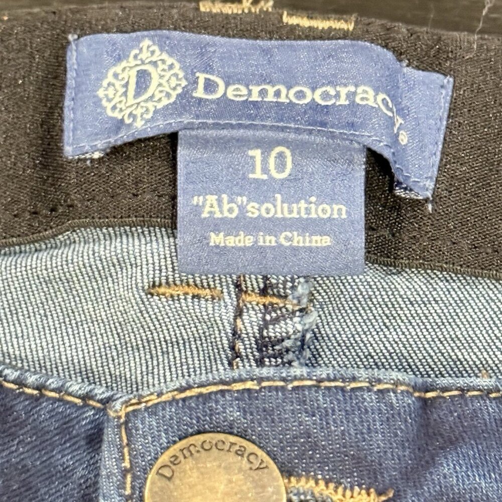 Democracy "Ab"Solution Split Seam Boot Cut Mid Ri… - image 8